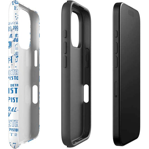 NBA Detroit Pistons Historic Blast iPhone 16 Pro Max Impact Case