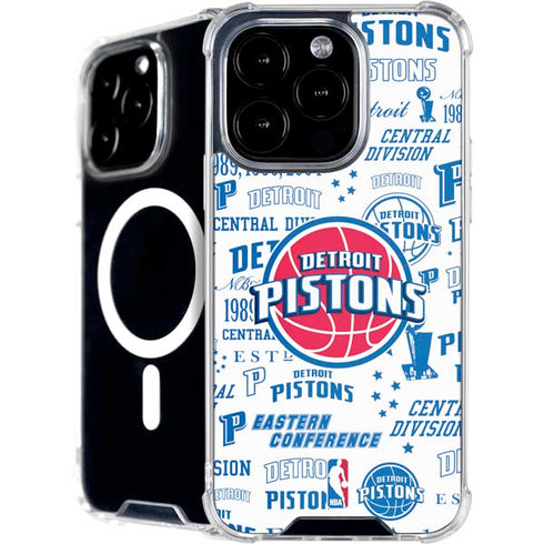 NBA Detroit Pistons Historic Blast iPhone 16 Pro Max MagSafe Case