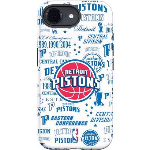 NBA Detroit Pistons Historic Blast iPhone 16e Impact Case