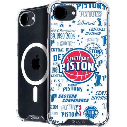 NBA Detroit Pistons Historic Blast iPhone 16e MagSafe Case