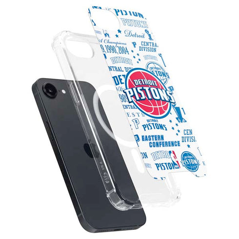 NBA Detroit Pistons Historic Blast iPhone 16e MagSafe Case