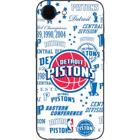 NBA Detroit Pistons Historic Blast iPhone 16e Skin