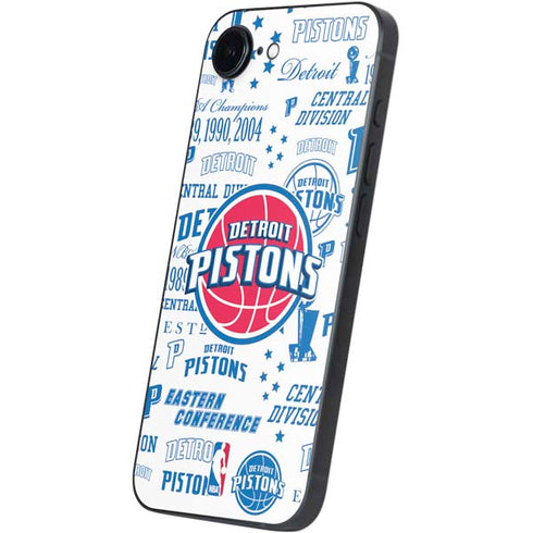 NBA Detroit Pistons Historic Blast iPhone 16e Skin
