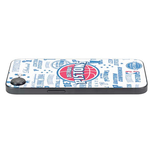 NBA Detroit Pistons Historic Blast iPhone 16e Skin