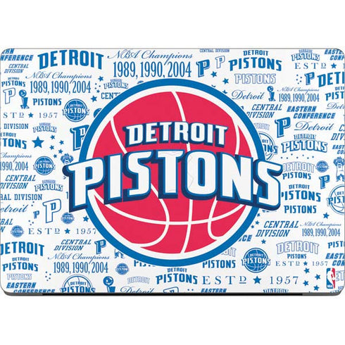 NBA Detroit Pistons Historic Blast Apple MacBook Pro 14-inch Skin