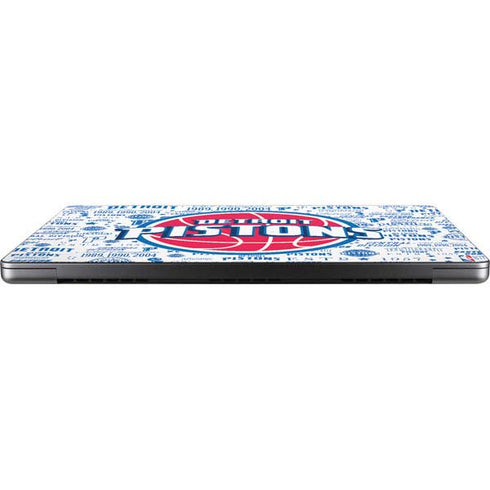 NBA Detroit Pistons Historic Blast Apple MacBook Pro 14-inch Skin