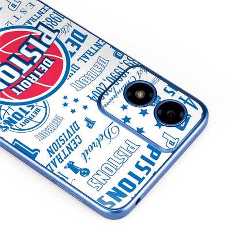 NBA Detroit Pistons Historic Blast Moto G Play 4G (2024) Skin