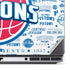 NBA Detroit Pistons Historic Blast Dell Precision Skin