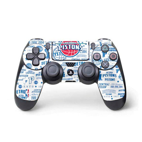 NBA Detroit Pistons Historic Blast PS4 Pro/Slim Controller Skin