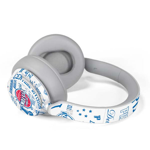NBA Detroit Pistons Historic Blast Surface Headphones Skin