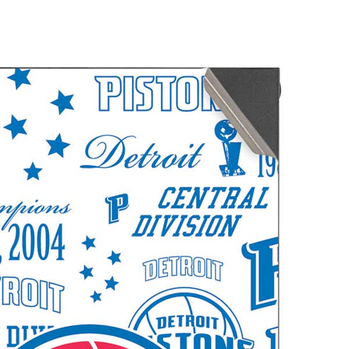 NBA Detroit Pistons Historic Blast XBox Series X Digital Edition Console Skin