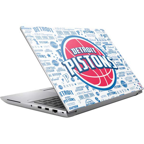 NBA Detroit Pistons Historic Blast HP ZBook Fury 16 G10 Skin