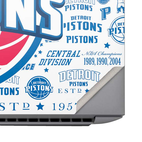 NBA Detroit Pistons Historic Blast HP ZBook Fury 16 G10 Skin