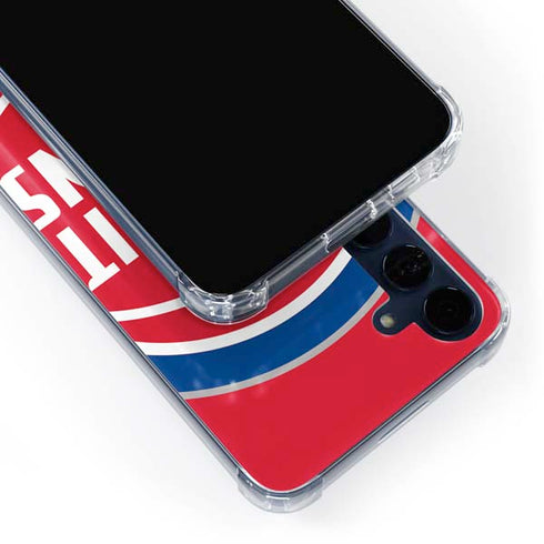 NBA Detroit Pistons Large Logo Galaxy A55 5G Clear Case