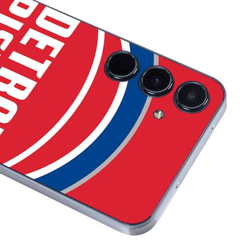 NBA Detroit Pistons Large Logo Galaxy A55 5G Skin