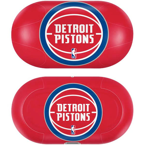 NBA Detroit Pistons Large Logo Galaxy Buds Plus Skin