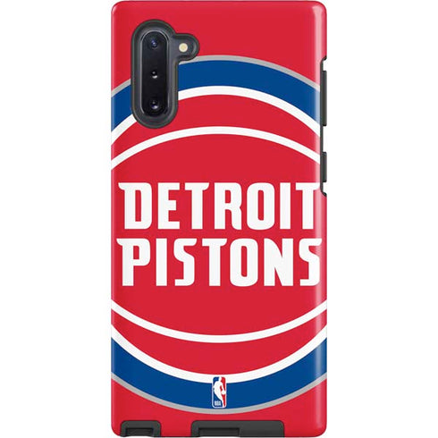 NBA Detroit Pistons Large Logo Galaxy Cases