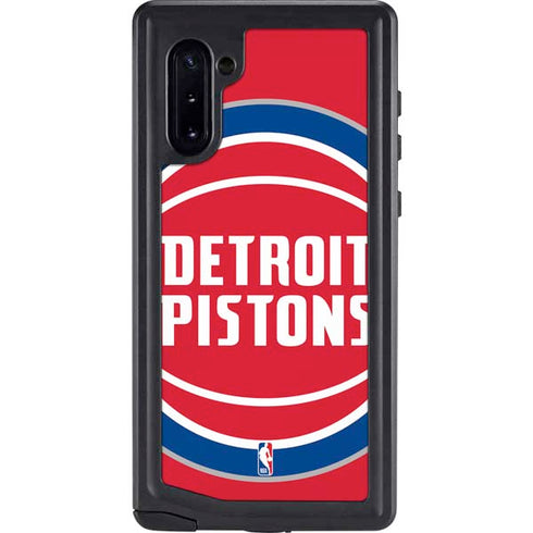 NBA Detroit Pistons Large Logo Galaxy Cases