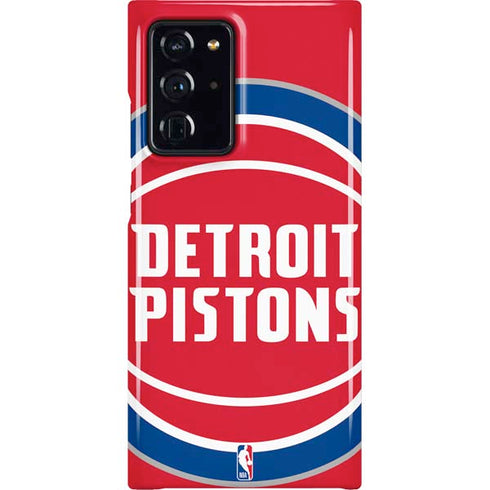 NBA Detroit Pistons Large Logo Galaxy Cases