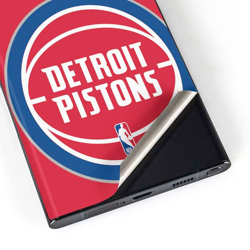 NBA Detroit Pistons Large Logo Galaxy Skins