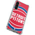 NBA Detroit Pistons Large Logo Galaxy S24 FE Clear Case