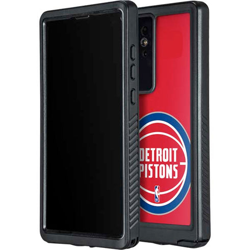 NBA Detroit Pistons Large Logo Galaxy S24 Ultra Waterproof Case