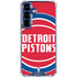NBA Detroit Pistons Large Logo Galaxy S25 Clear Case