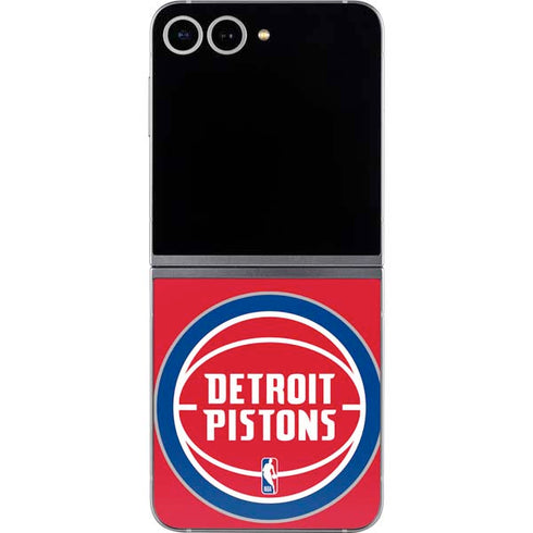 NBA Detroit Pistons Large Logo Galaxy Z Flip6 Skin