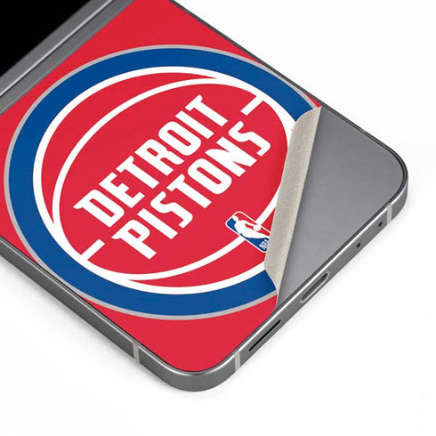 NBA Detroit Pistons Large Logo Galaxy Z Flip6 Skin