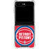 NBA Detroit Pistons Large Logo Galaxy Z Flip6 Clear Case