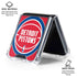 NBA Detroit Pistons Large Logo Galaxy Z Flip6 Clear Case