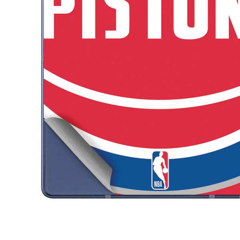 NBA Detroit Pistons Large Logo Galaxy Z Fold6 Skin