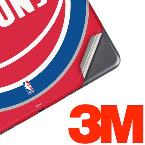 NBA Detroit Pistons Large Logo iPad Skins