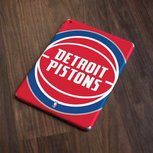 NBA Detroit Pistons Large Logo Apple iPad Skin