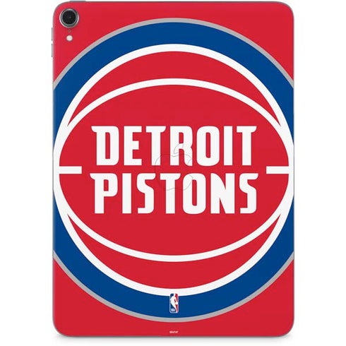 NBA Detroit Pistons Large Logo Apple iPad Pro Skin