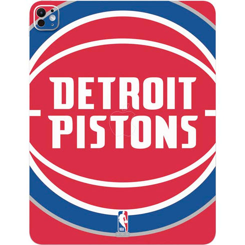 NBA Detroit Pistons Large Logo iPad Pro 13in M4 (2024) Skin