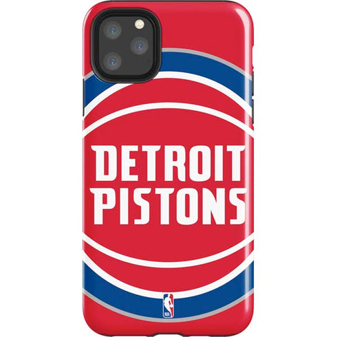 NBA Detroit Pistons Large Logo iPhone Cases