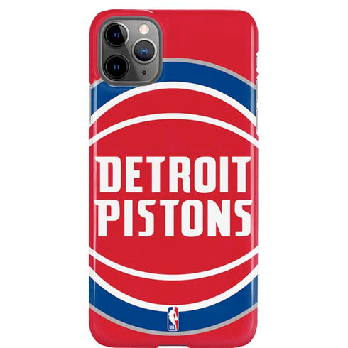 NBA Detroit Pistons Large Logo iPhone Cases