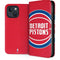 NBA Detroit Pistons Large Logo iPhone 15 Plus Folio Case