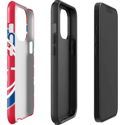 NBA Detroit Pistons Large Logo iPhone 15 Pro Impact Case