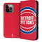 NBA Detroit Pistons Large Logo iPhone 15 Pro Max Folio Case
