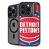 NBA Detroit Pistons Large Logo iPhone 15 Pro Max Kickstand Case
