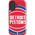 NBA Detroit Pistons Large Logo iPhone 16 Impact Case