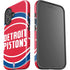 NBA Detroit Pistons Large Logo iPhone 16 Impact Case