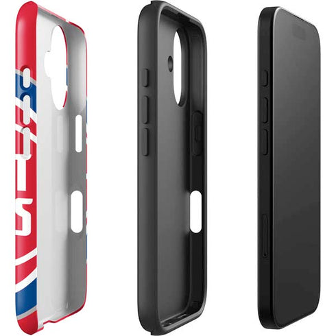NBA Detroit Pistons Large Logo iPhone 16 Plus Impact Case
