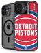 NBA Detroit Pistons Large Logo iPhone 16 Plus Kickstand Case