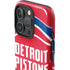 NBA Detroit Pistons Large Logo iPhone 16 Pro Max Impact Case