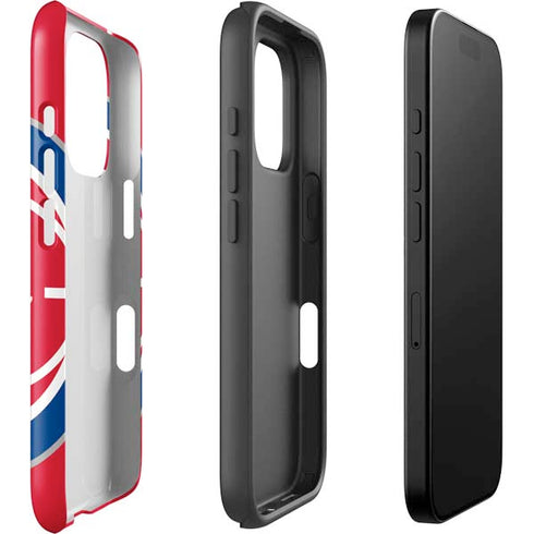 NBA Detroit Pistons Large Logo iPhone 16 Pro Max Impact Case