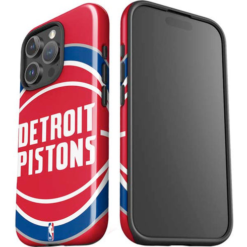 NBA Detroit Pistons Large Logo iPhone 16 Pro Max Impact Case