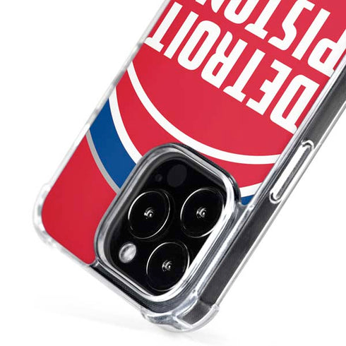 NBA Detroit Pistons Large Logo iPhone 16 Pro Max MagSafe Case